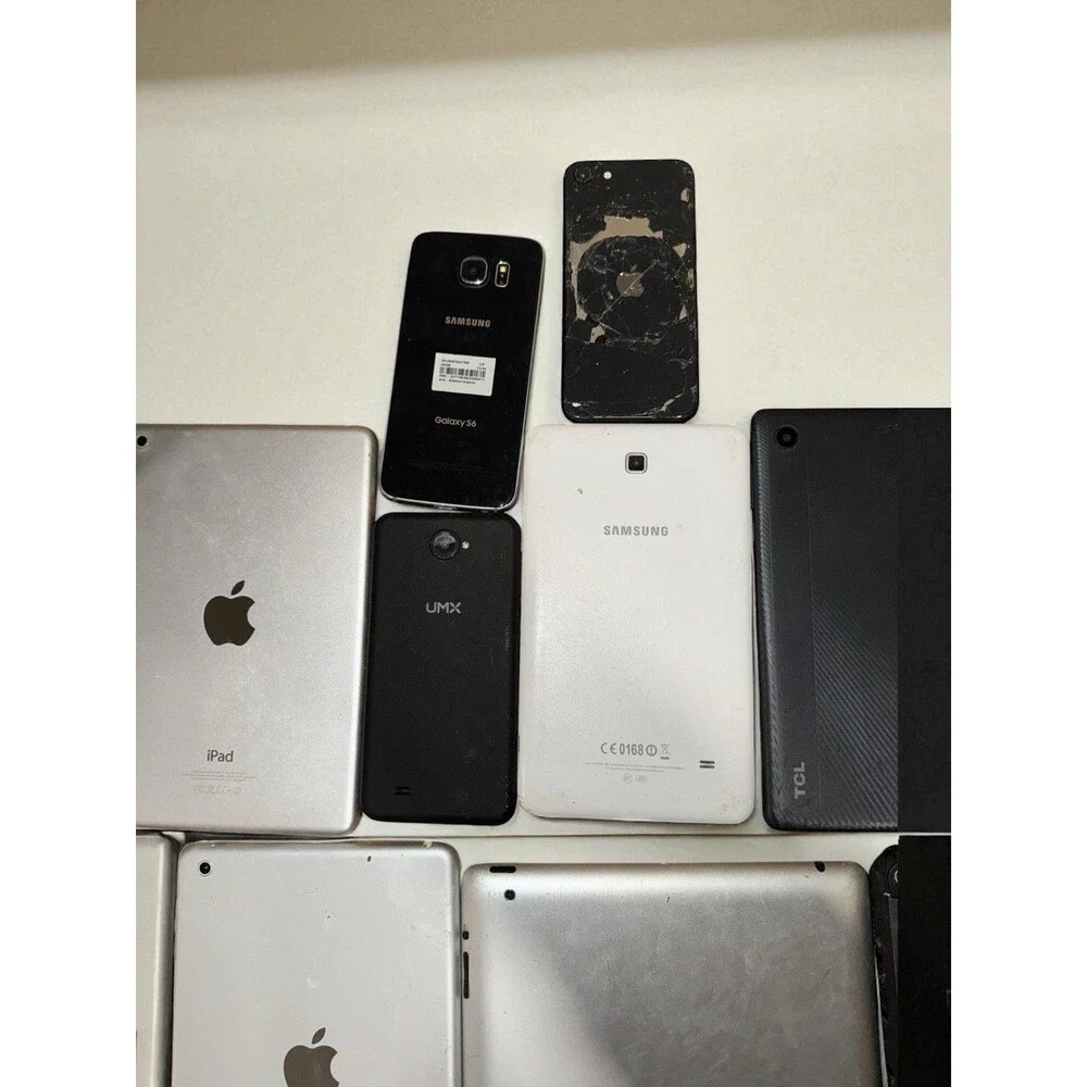 Lot of 12 iPhone iPad Samsung TCL Plus Phones & Tablets Parts